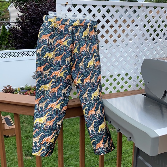 J. Crew giraffe pants nwt- silk pull on - Picture 4 of 5